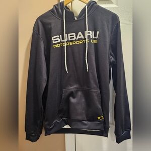 Subaru men's Black Hoodie Size L